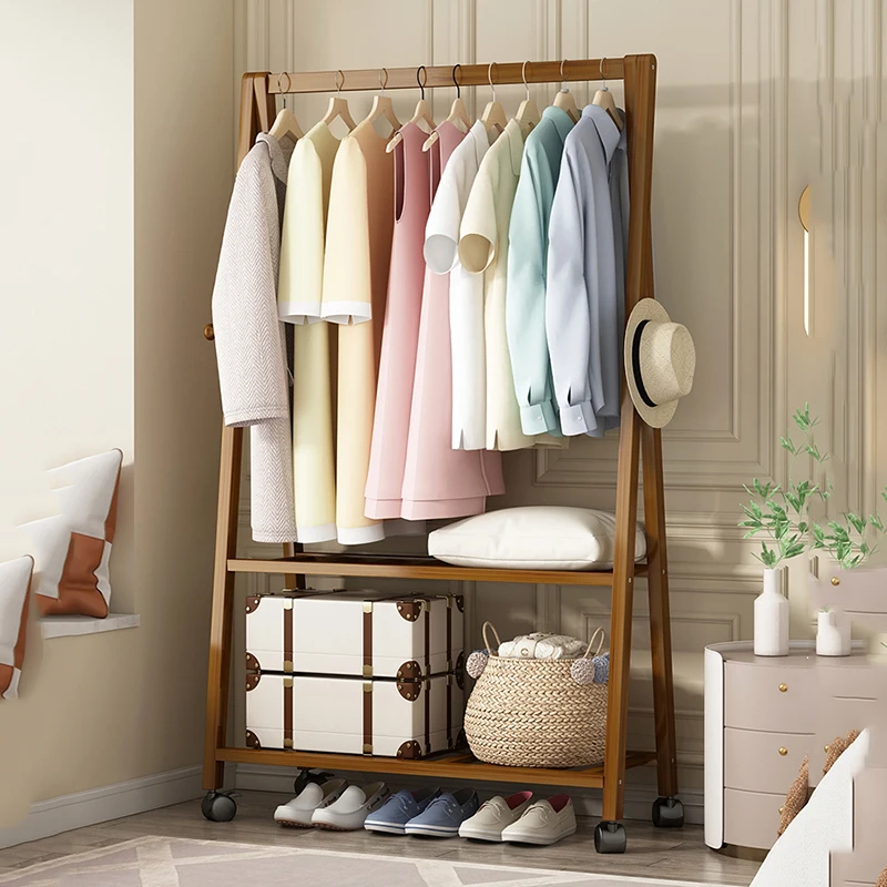 

Wooden Adjustable Coat Racks Hallway Bedroom Cabinet Display Coat Racks Minimalist Organizer Porte Manteau Trendy Furniture