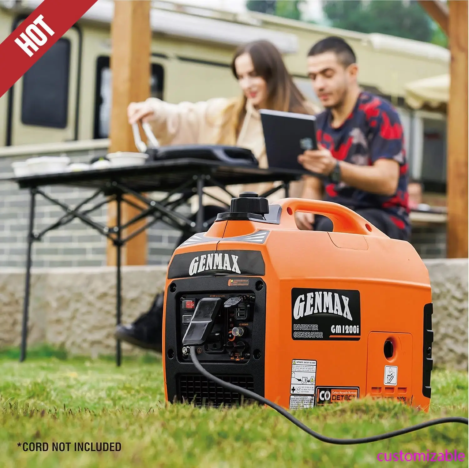 

Генератор, совместимость с EPA, функция экореза, сверхлегкий для резервного домашнего использования и кемпинга