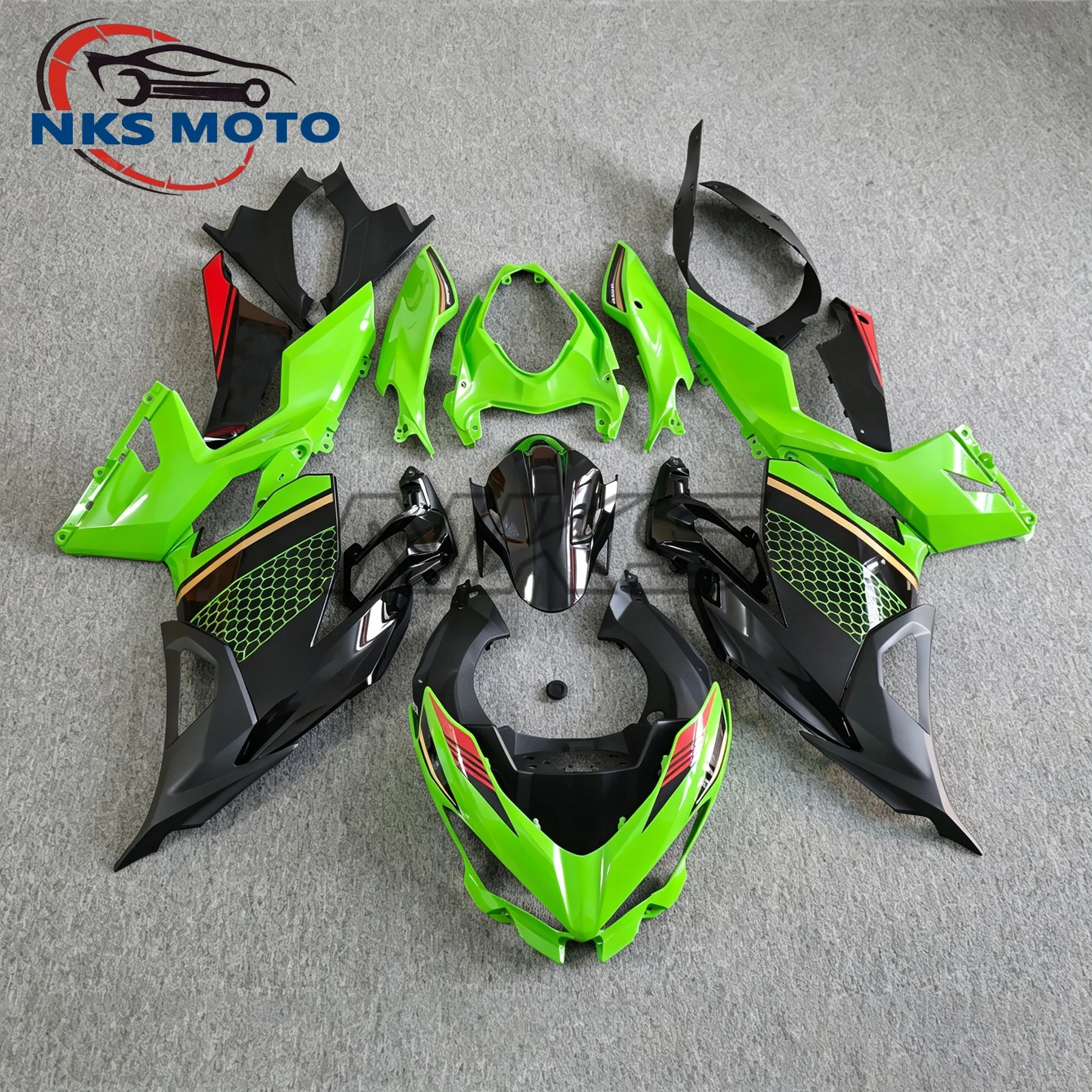 Motorcycle Fairing kit For Ninja 400 18 19 2021 22 23 year For EX400 ZX400 2018 2019 2020 2021 2022 2023 Fairing Bright black