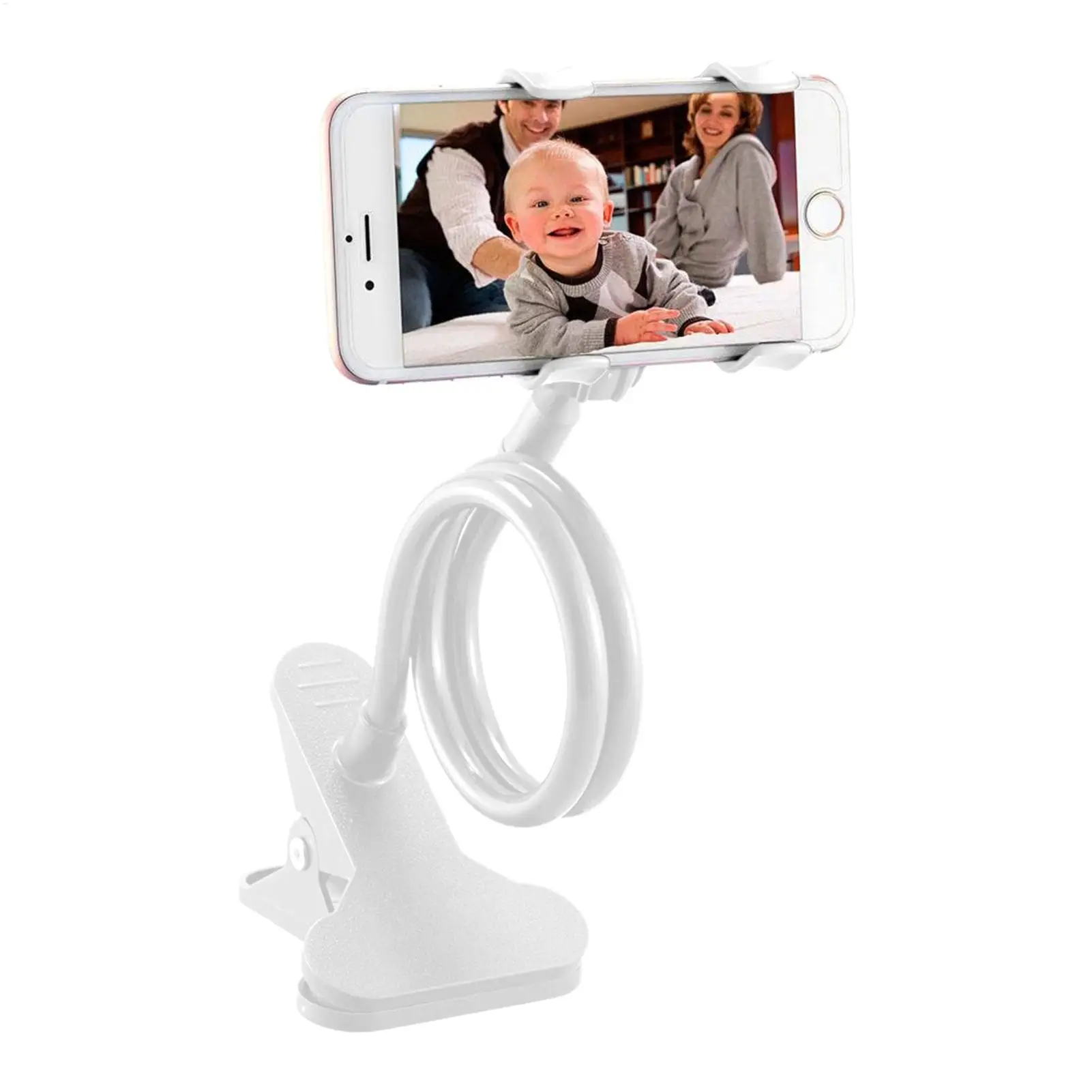 50CM Einstellung Handy Clip Auf Ständer Halter Mit Griff Flexible Lange Arm Schwanenhals Faul Halterung Clamp Für Smartphones – Detail 2
