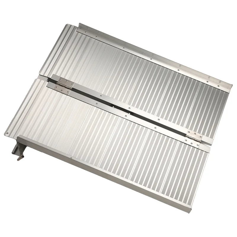 

Portable Folding Barrier-Free Access Dodo Bank Hotel Steps Wheelchair Ramp Plate Aluminum Ramp
