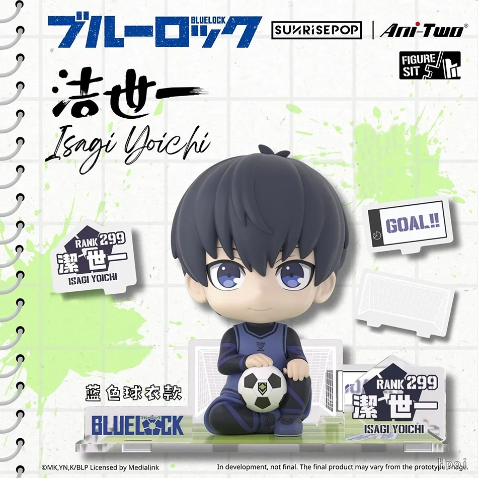 BLUE LOCK Actionfiguren Isagi Yoichi Nagi Seishiro Anime-Figur Q-Version Figurine PVC Sammlermodell Puppe Spielzeug Geschenke