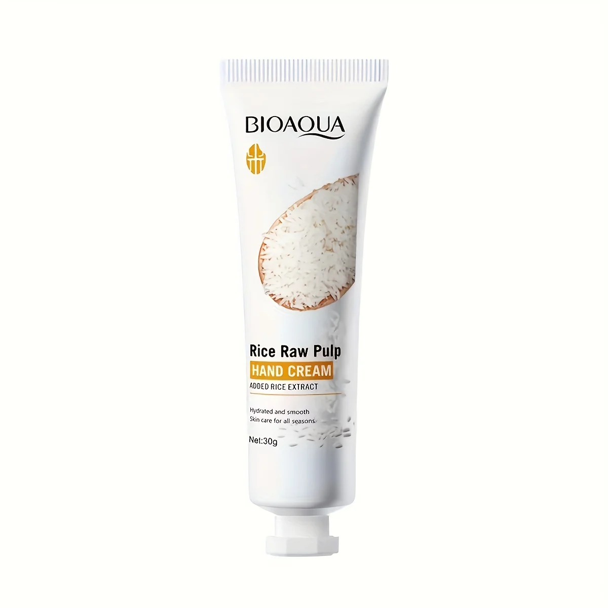 1/2/3/4PCS Rice Puree Hand Cream, Rice Fragrance Hand Cream, Autumn And Winter Hand Care Cream, Multi-Purpose Seasonal Body Cream, 30G Portable Design, Easy To Carry For Daily Outings, Suitable For Both Men And Women
