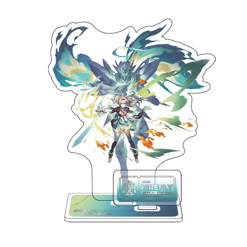 15cm Honkai Star Rail Figure Figurine The Herta Aglaea Sunday Acrylic Stand Model Plate Desk Decor Standing Sign Gift