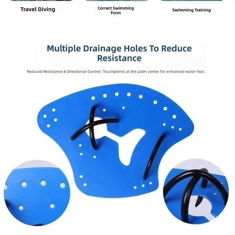 Comfortable Swimming Hand Paddles High Performances Hand Paddles Efficiency 