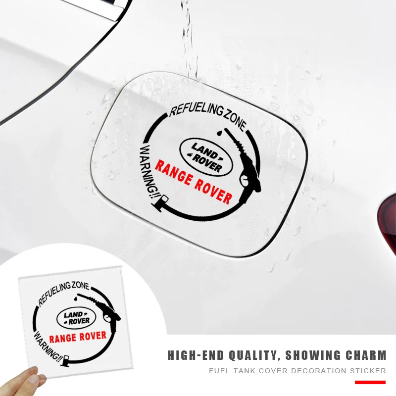 1 Stück Vinyl-Auto-Tankdeckel-3D-Aufkleber-Emblem-Dekoration für Land Rover Discovery 3 4 R4 LR2 Range Rover Evoque Sport Dander 2 3