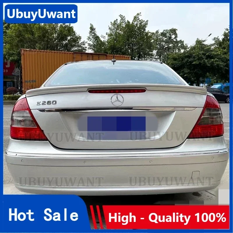 

W211 ABS пластиковый задний спойлер для крыла багажника для Mercedes-Benz E-class W211 Седан 4-дверный E300 E430 E500 E55 E63 2003-2009