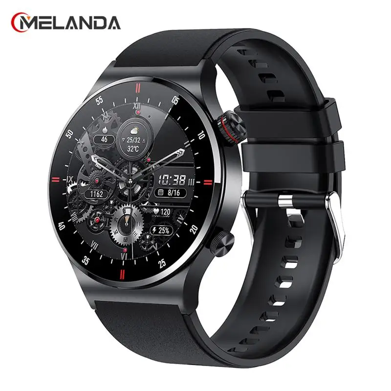 Top! MELANDA 2022 New Bluetooth Call Smart Watch Men Full Touch Fitness Tracker Heart Rate monitor Smartwatch For Android IOS