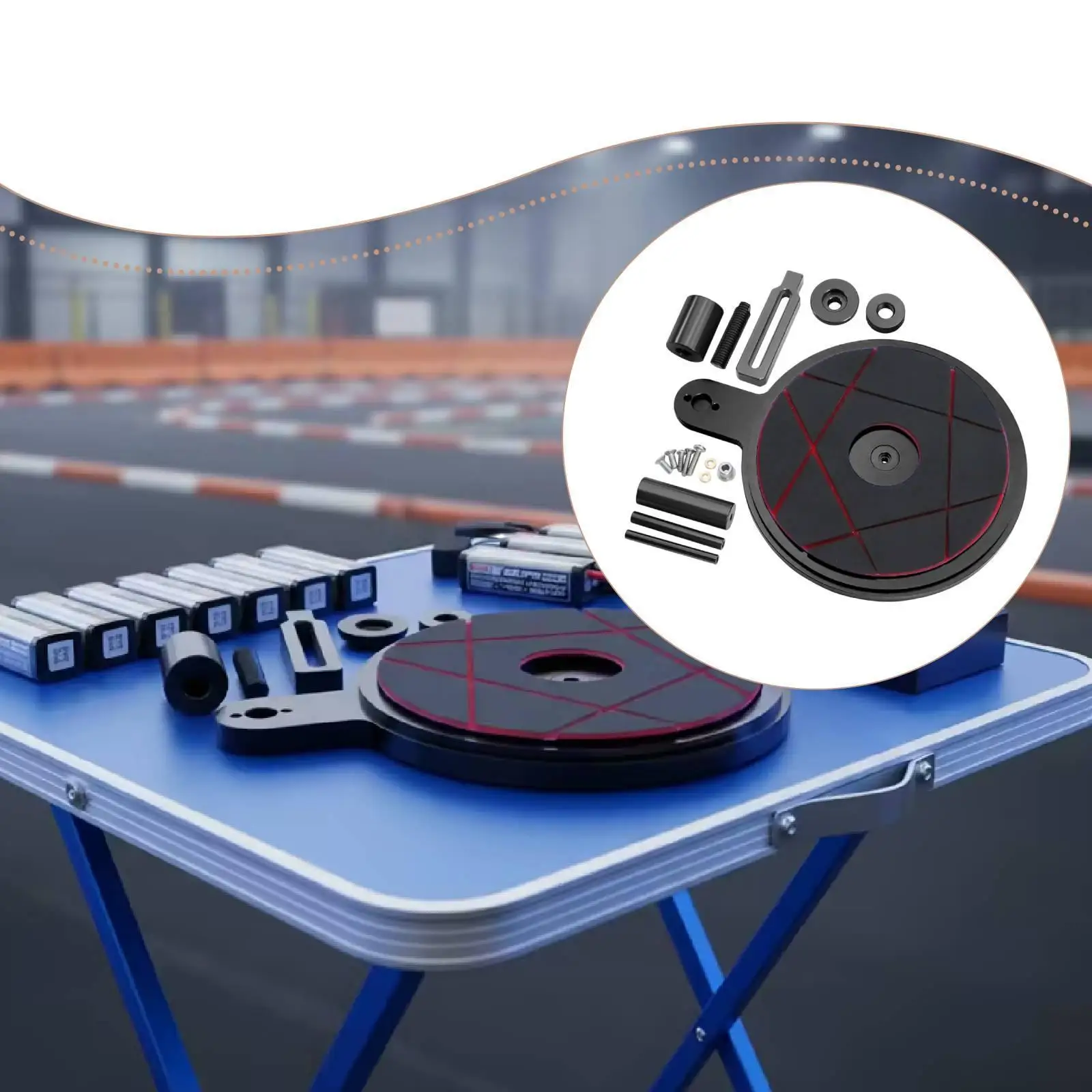 RC Tire Gluer Easy Installation for Hobbyists Aluminum Alloy Accessories Replacement Bonding Semi Automatic Adjustable Cementing