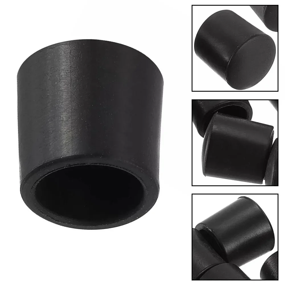 Questionand-Embouts de butée de porte en caoutchouc efficaces, remplacement, installation rapide, empêche les claquages, noir, 8 pièces
