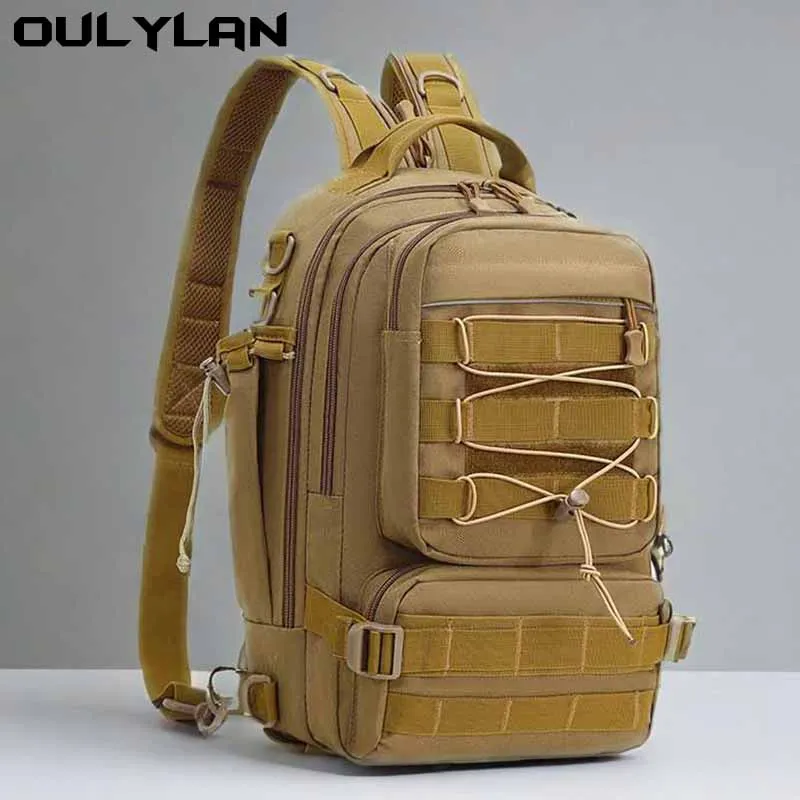 

Oulylan Large Sport Hunting Rucksack Multifunction Hiking Storage Backpack Travel Tactical Molle Bag Climbing Shoulder Chest Bag