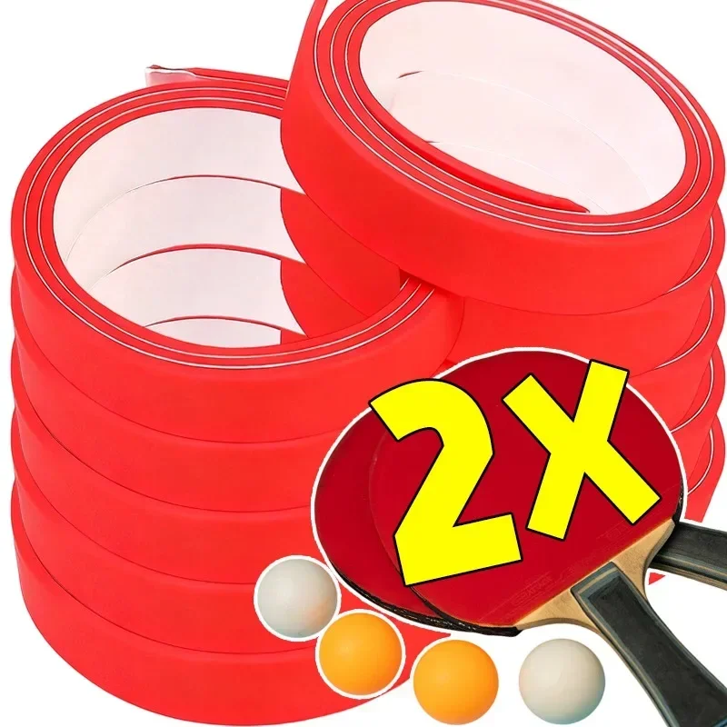 Nastro per bordi per racchetta da ping pong Protezioni personalizzate Nastro di protezione per bordi per racchetta da ping pong antiscivolo Accessori per l'intrattenimento