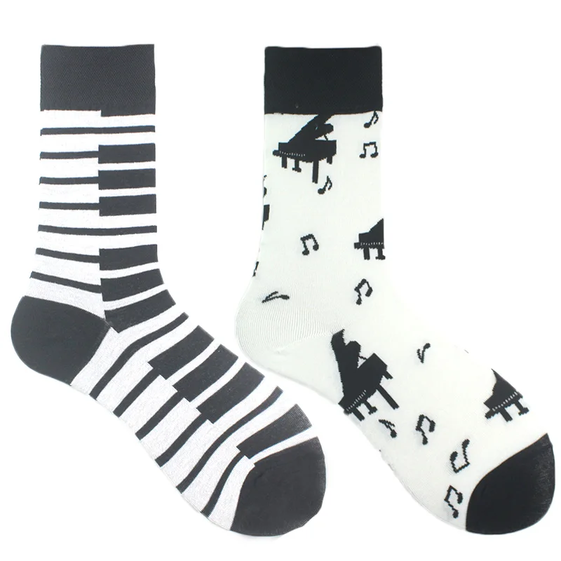 AB Professional Design Funny Socks Men Happy Animal Music Beer Skarpetki Sokken Hip Hop Big Size Meias Skateboard Divertidos