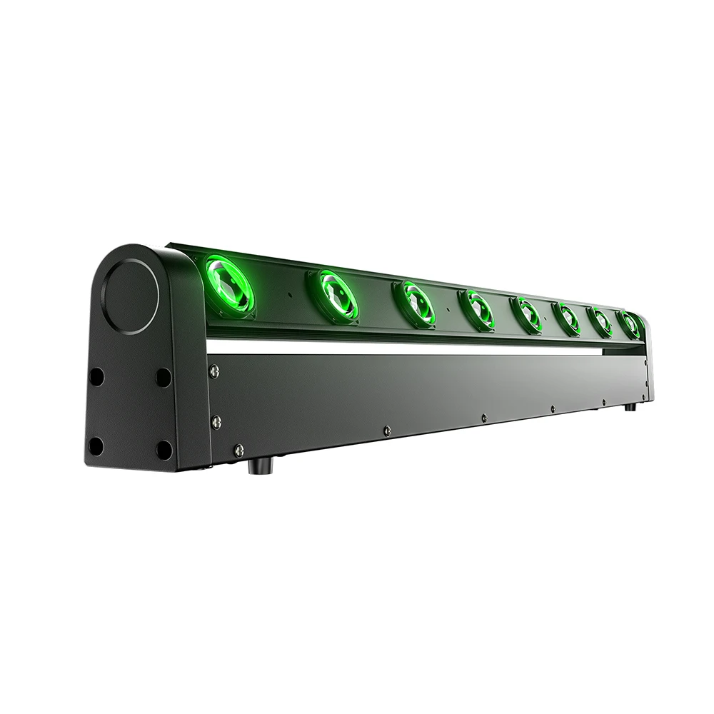 SHEHDS شعاع 8x12 واط RGBW تتحرك رئيس ضوء DMX512 DJ تحكم ديسكو حفل زفاف الكنيسة المرحلة المعدات