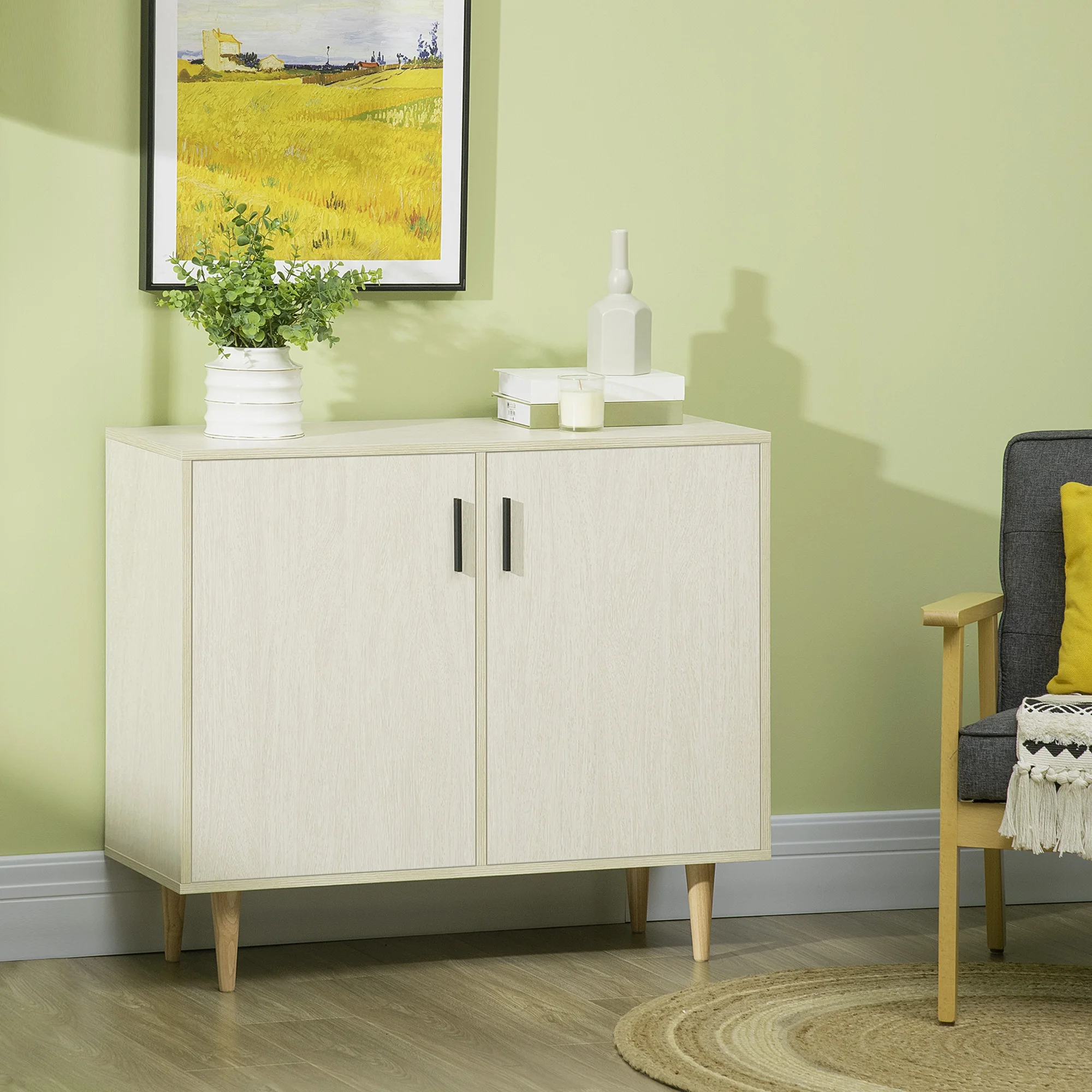 Armário Buffet HOMCOM, Armário - Kitchen Baking Cabinet avaliação e preço