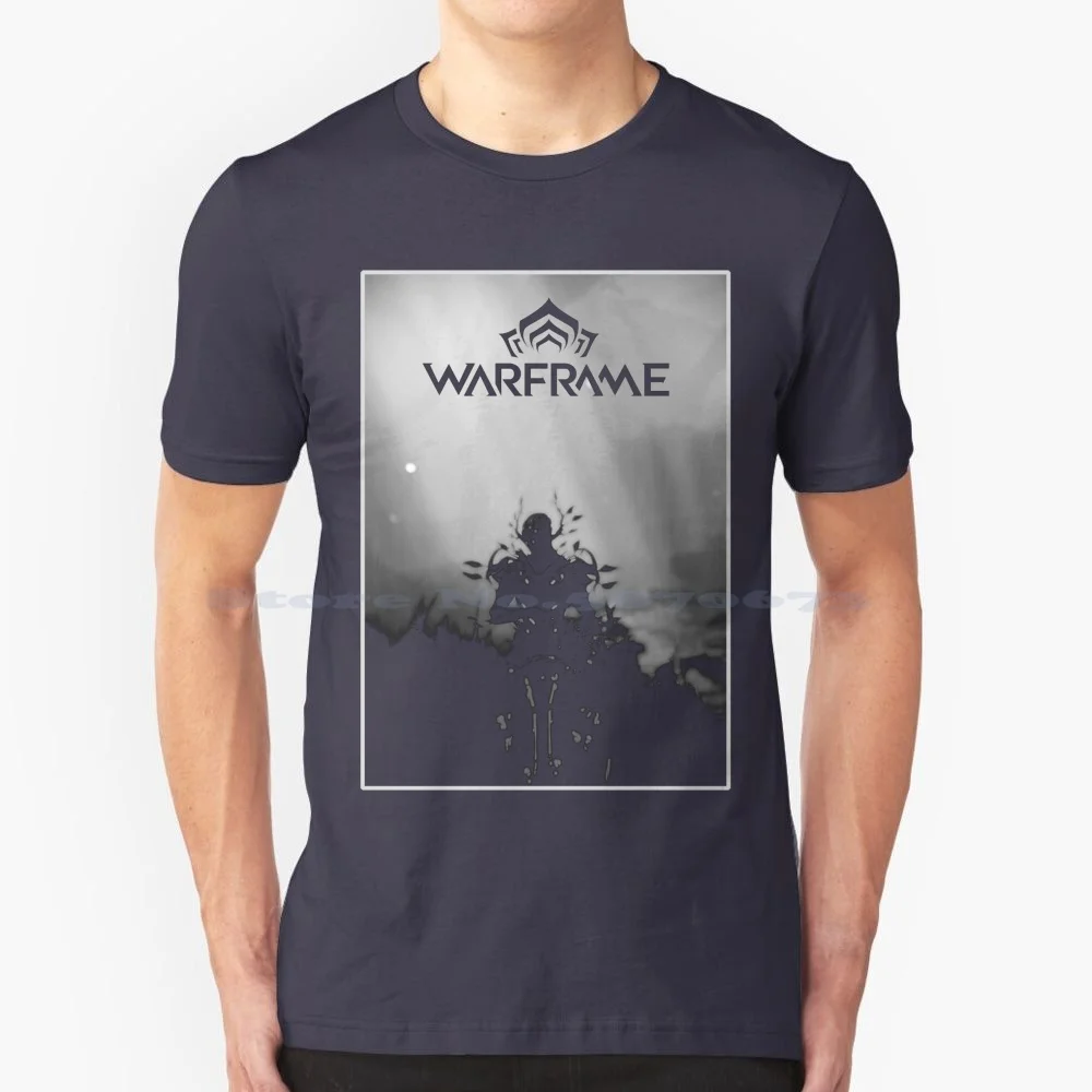 Warframe T Shirt 100% Cotton Tee Warframe Heart Of Deimos Dark Sector Play Free Tenno Lunaro Empyrean Lotus Sentient Lua The