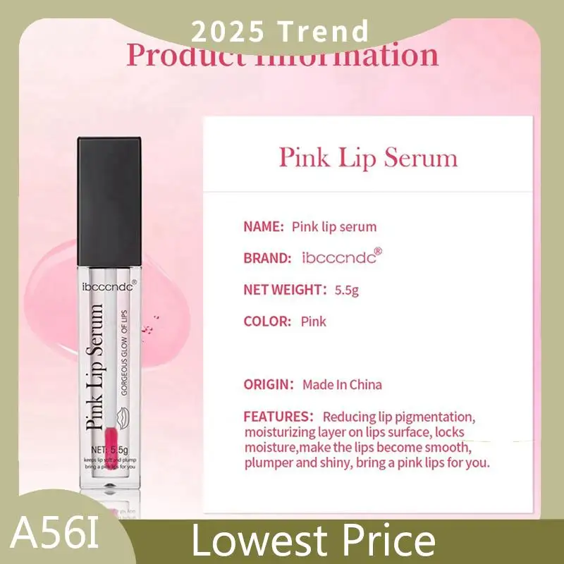 

Hot Sale 2X Ibcccndc Serum Lips Pink Fresh Remove Dark Lips Gel Lightening Essence Cream Balm Repair Fine Line Brighten Lip