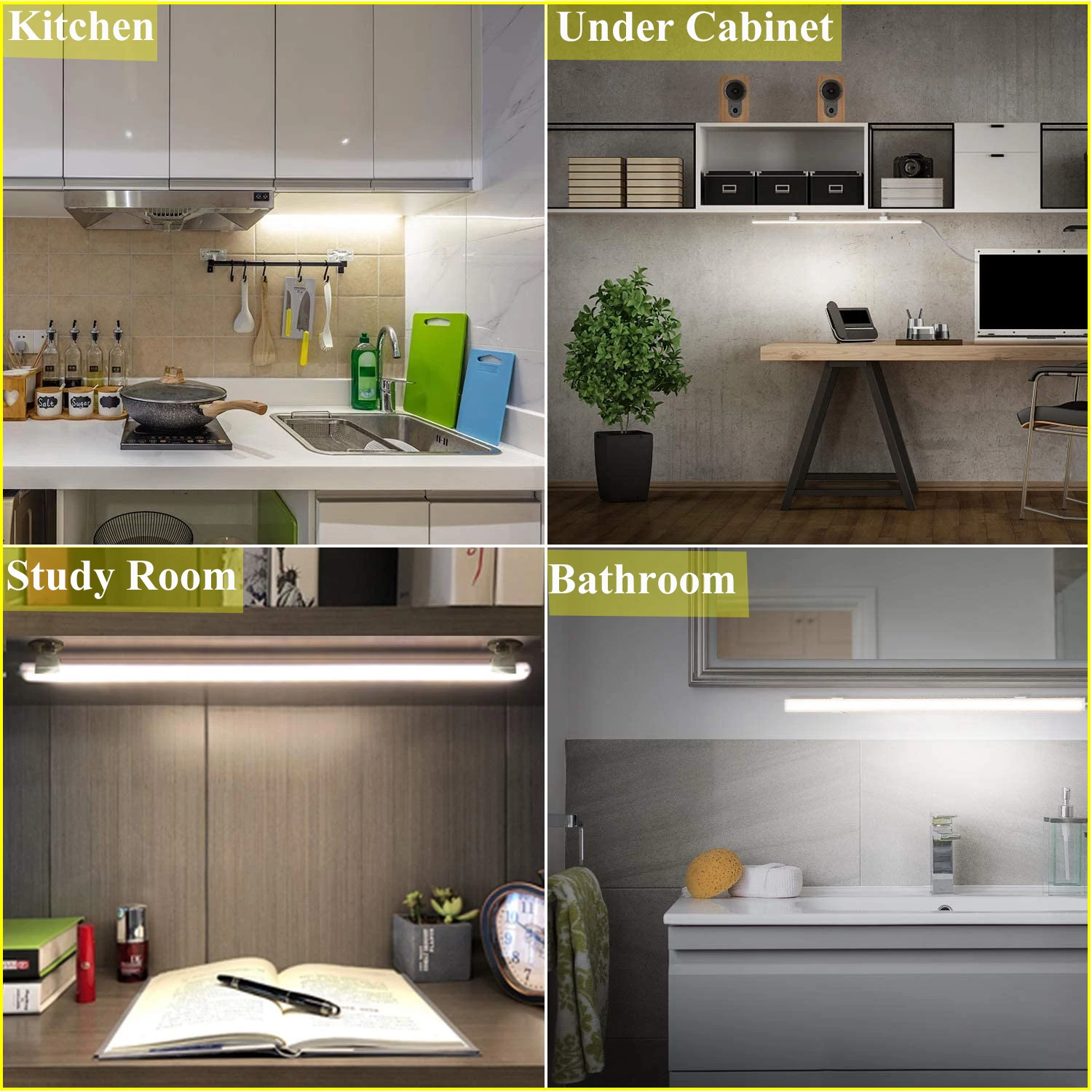 USB LED Bar Lights 5V 5630 LED Rigid Strip Light with Switch Under Cabinet Wardrobe Kitchen Room Lighting Lamp 10/20/35/40/50cm