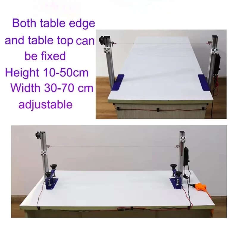 Horizontal  Hot Wire Foam Cutter Desktop  Foam Cutter Table Edge and Table Top Fixed Hot Wire Foam Cutting Machine