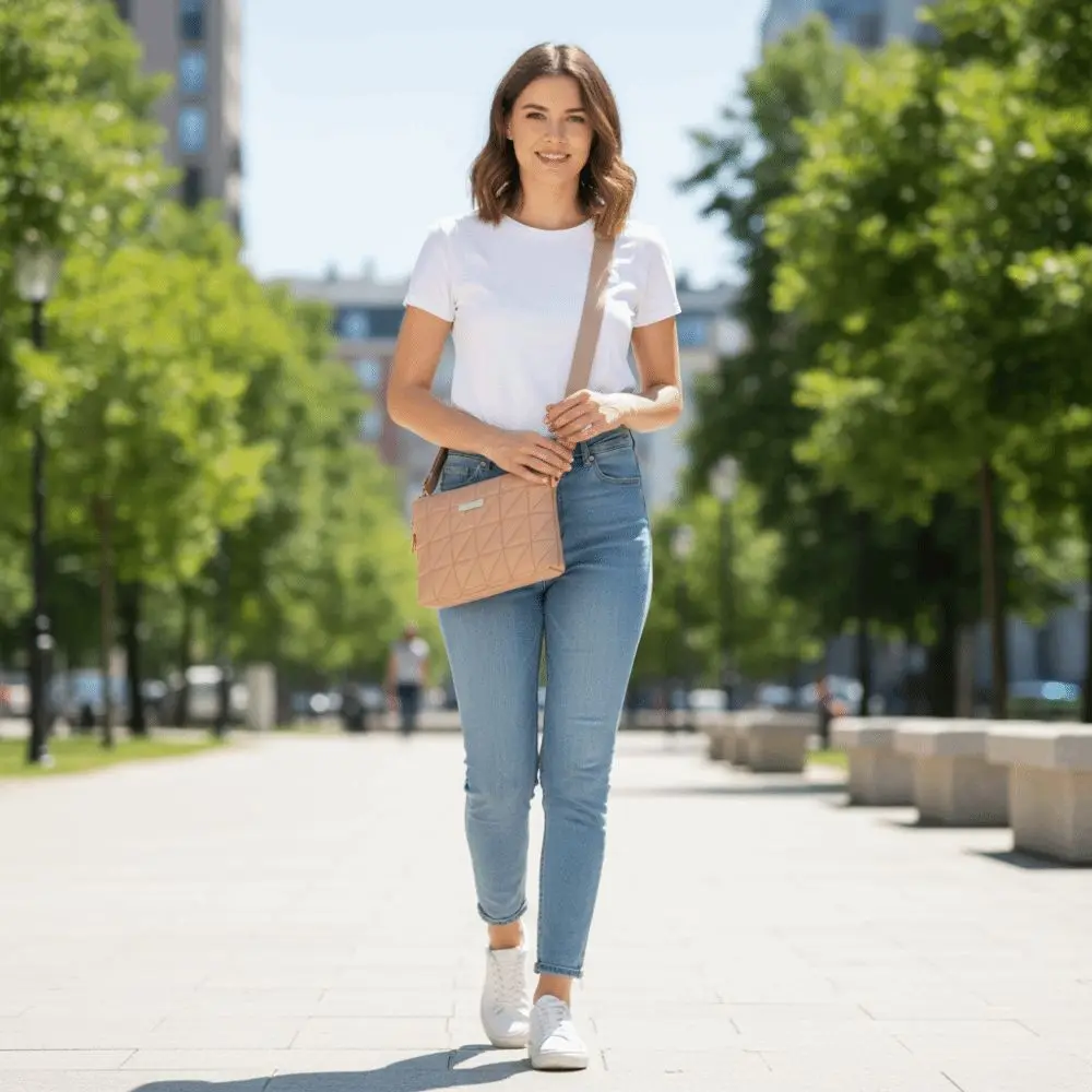 New Fashion PU Leather Mini Phone Bag Casual Multi-functional Wallet Creative Crossbody Bag Simple Causal Storage Bag