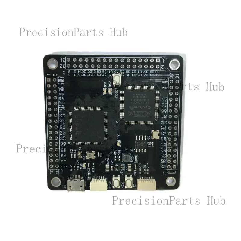 + Development Board, with ARM STM32F103 and The FPGA Chip Being EP1C3T100.