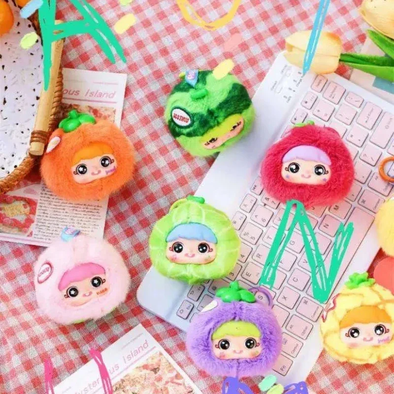 Baby Three Yaya Strange Fruit Series Blind Box Vinyl Doll Kawaii CollectionDolls Bag Kawaii Anime Figure Bag Girl Xmas Toy Gifts