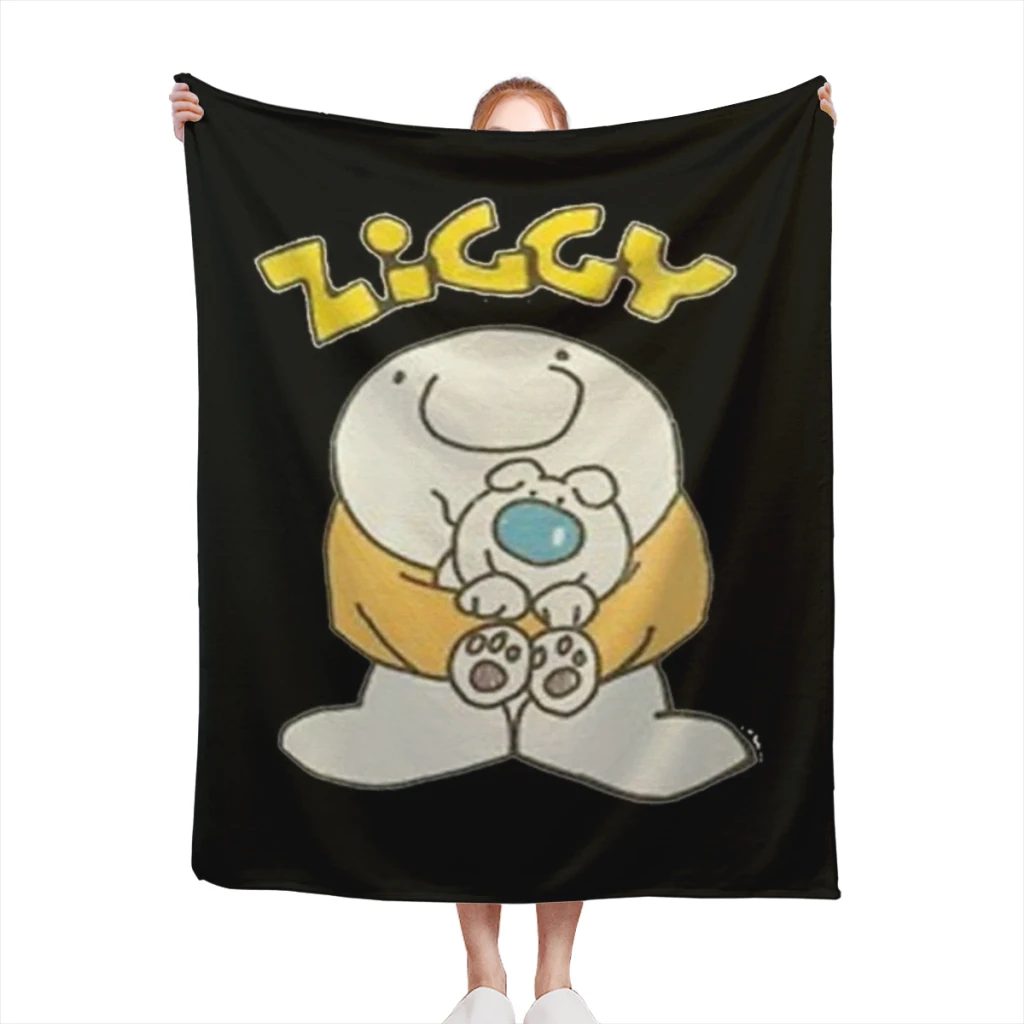 Ziggy Cartoon Medium Blanket Fluffy Soft Bedroom Decor Sofa Blankets Comforter Home and Decoration