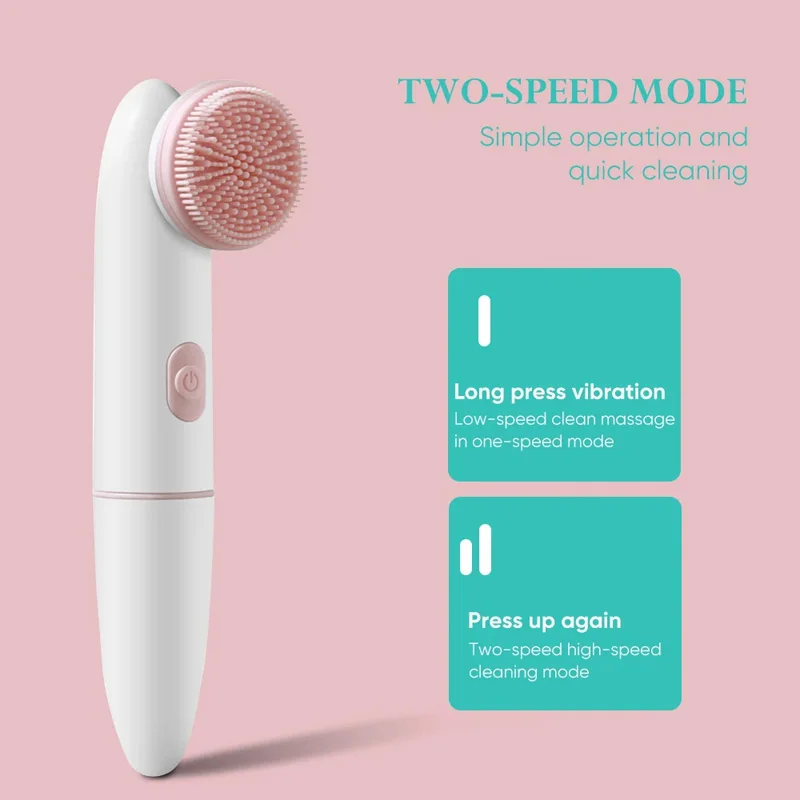 Portable silicone cleanser Scrub Face Wash Blackhead Removal Tool Pore cleaner Exfoliating face wash brush