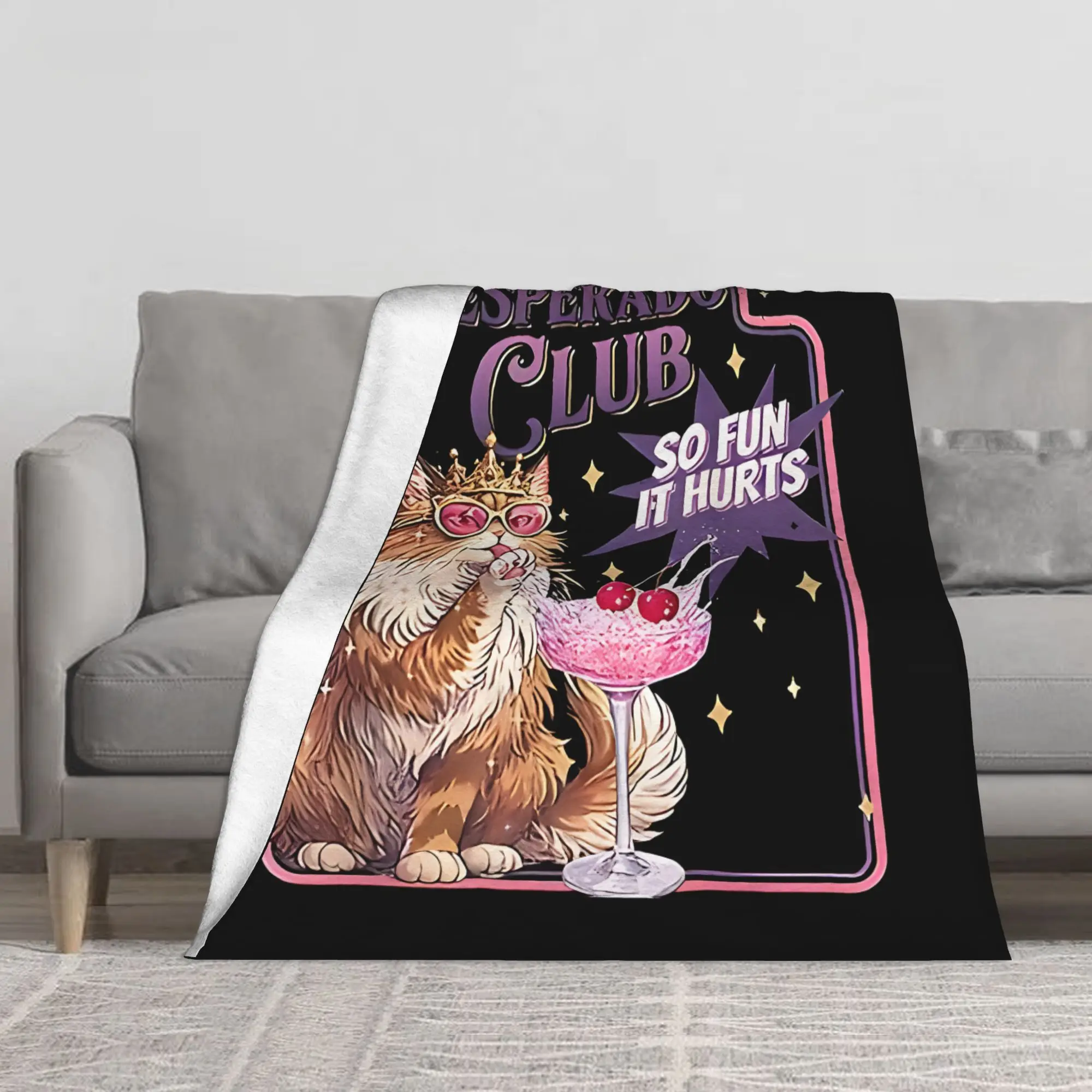 1PC The Desperado Club Princess Donut Blanket Throw Blanket Novelty Warm Blanket All Season Gift