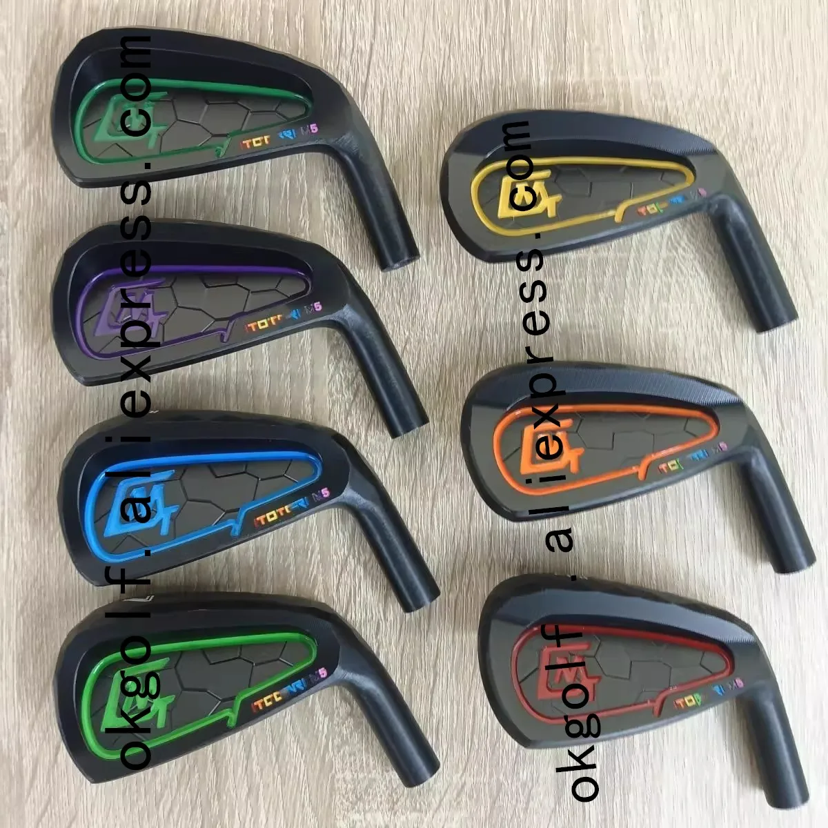 

Golf iron club head - black golf iron club head set - forged golf club iron head set