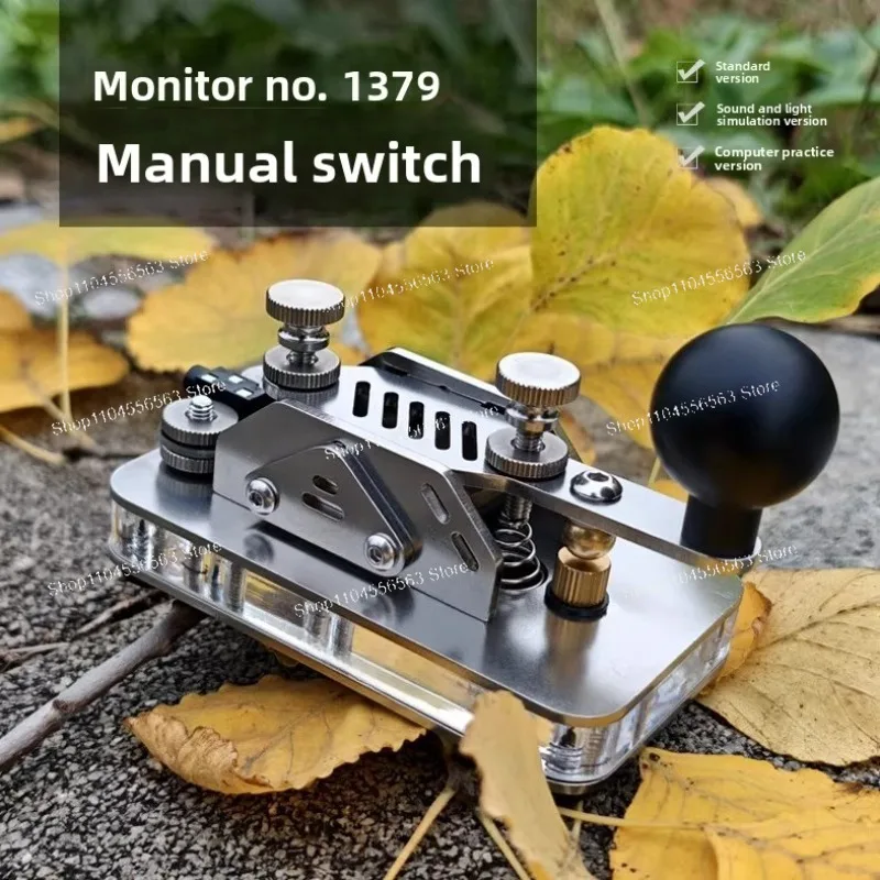 Manual Electric Key Clapper Computer Learning Training CW Radio Station Shortwave Telegraph Transmission