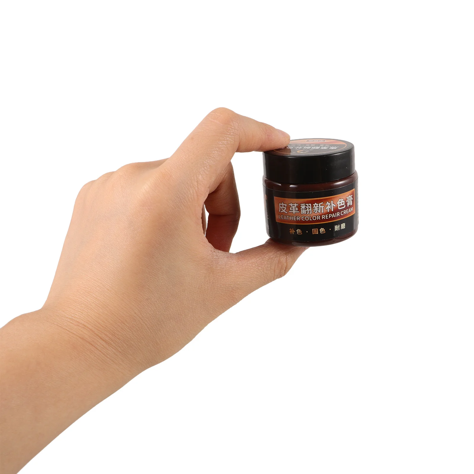 

2 Boxes Recoloring Balm Medium Light Brown Repair Paste Restoration for Shoes Sofas Car Seats Scratch Remover