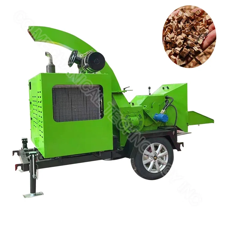 

Mobile wood crusher wood chipper shredder mobile shredded wood