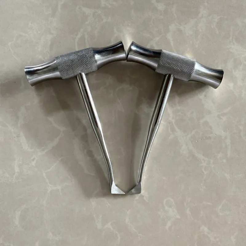 Dental T-shaped Tappets Oral Universal Tooth Extraction Instruments Stainless Steel Triangular Horn T-shaped Tappets Oral Tools