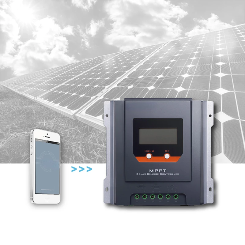 high-end RV yacht OEMODM 20A 30A 12V 24V solar panel off grid system mppt controller solar charge controller