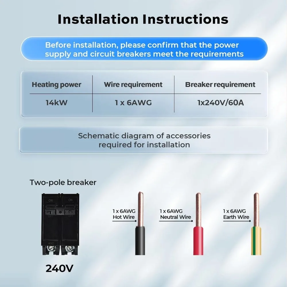 Elektrický bez nádrže voda ohřívač, 14KW 240V na dotaz okamžitý voda ohřívač, nekonečné horké voda pro bytový dr. house použít