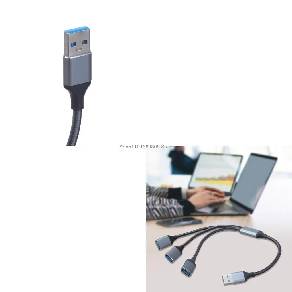 

USB OTG -адаптер с источником питания 3 в 1 USB OTG Adapter USB до USB2.0 Многофункциональный раздвижной
