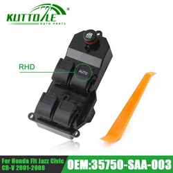 35750-SAA-003 35760-S9A-G042A RHD Car Electric Master Power Window Control Switch Button For Honda CRV Fit Jazz Civic 2001-2008