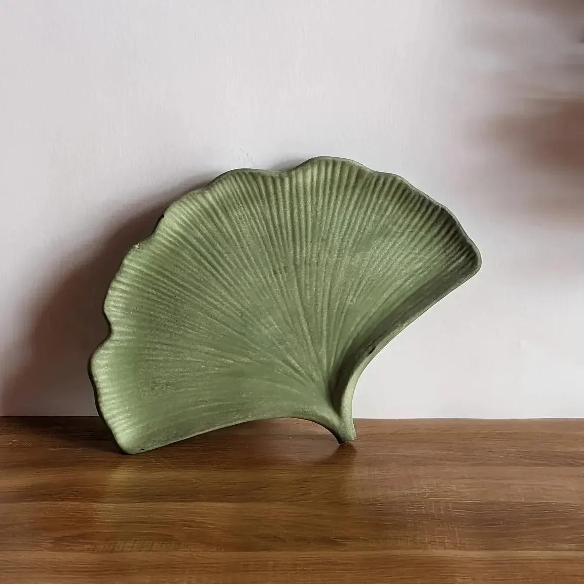 1pc molde de silicone de folha de ginkgo artesanal para jóias e artesanato-molde de bandeja em forma de folha de bordo para resina e arte em gesso