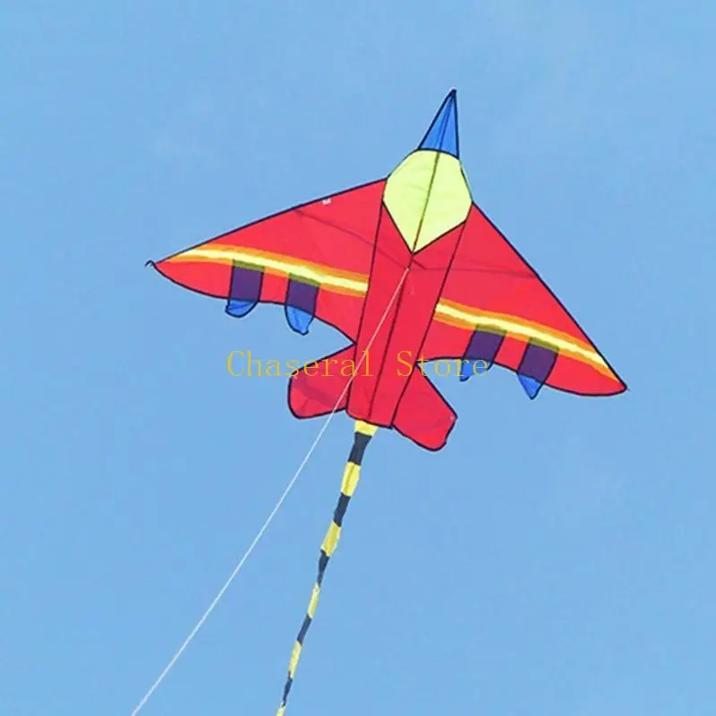 E7CE Air Plane Kite Beach 연주 장난감 쉬운 전단지 화려한 스피너 어린이 야외 선물