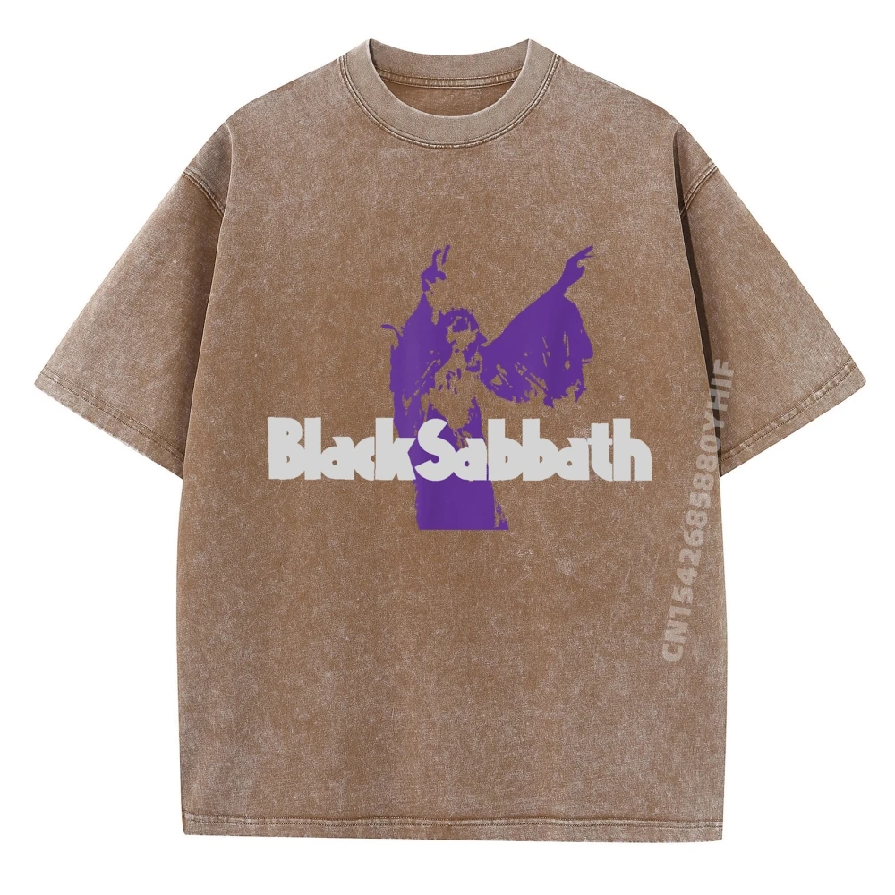 

Purple Ozzy Vintage T Shirt Men Summer Comfortable Washed Shirt Mens Graphic Tees Mens High Quality Printed Tops