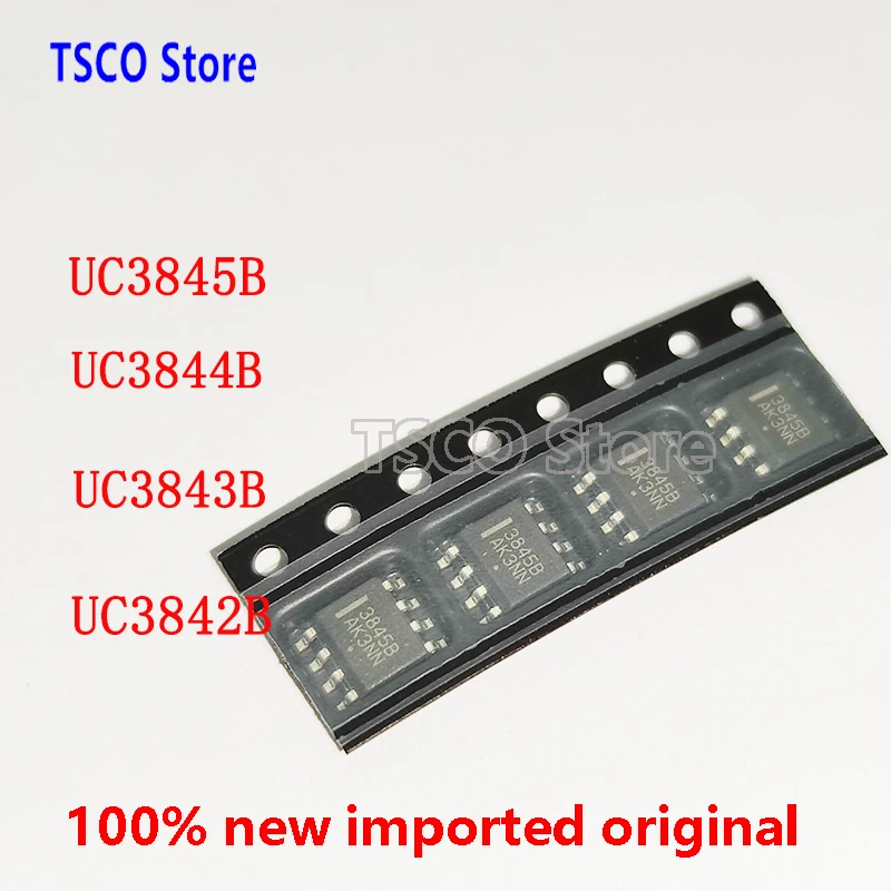 (10piece/LOT) 3845 3843 3844 3845 UC3845B  UC3843B  UC3844B  UC3842B  Orgiail  SMD