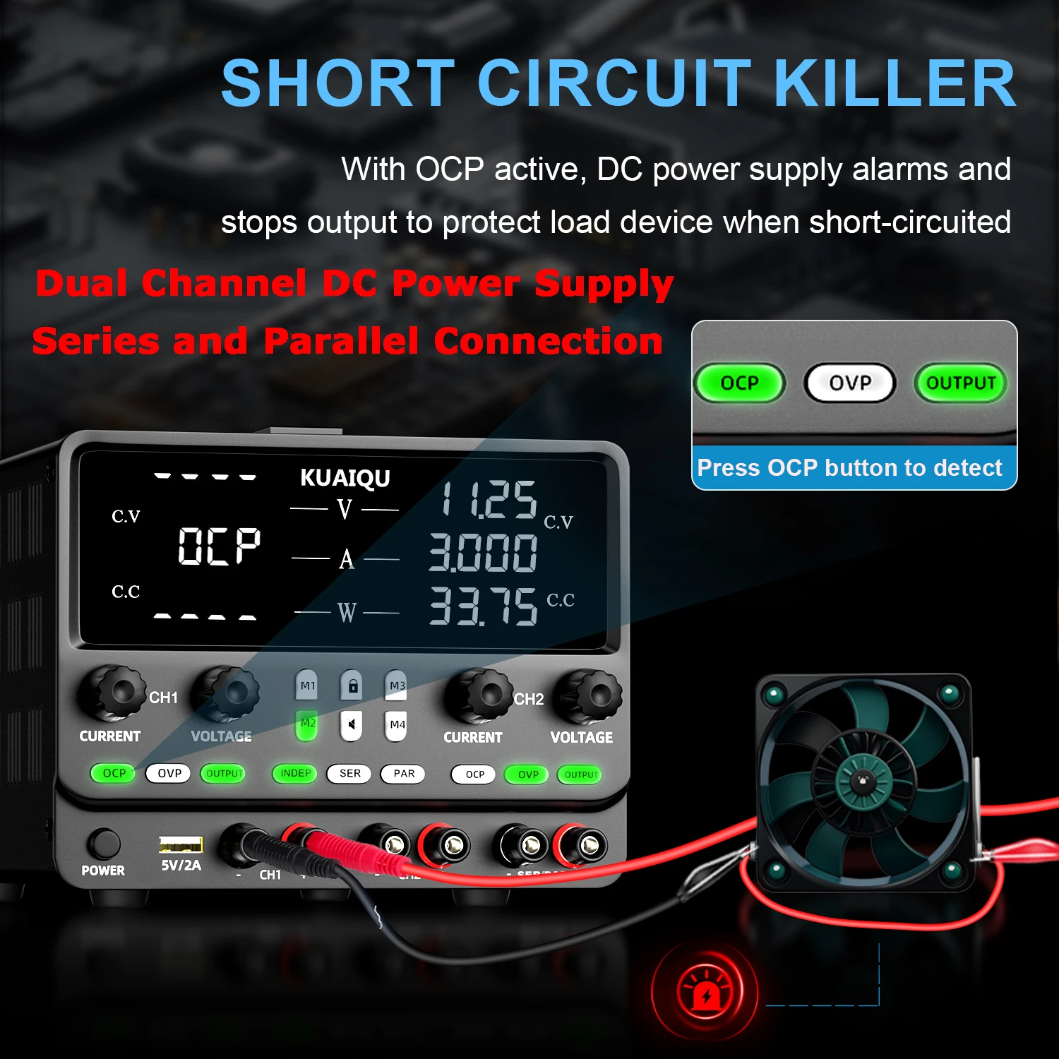 120 فولت 240 فولت ثنائي القناة تيار مستمر مختبر امدادات الطاقة قابل للتعديل 30V10A 20A مقاعد البدلاء مصدر الطاقة سلسلة الناتج الموازي للطاقة الشمسية الضوئية