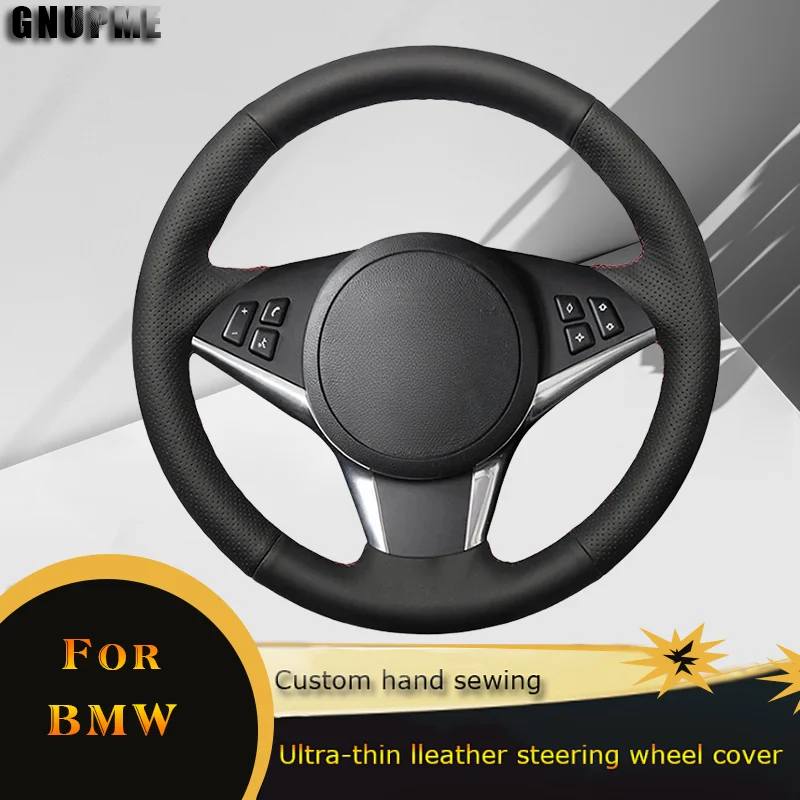 

DIY Car Steering Wheel Cover Perforated Leather For MW E60 E61 530d 545i 550i E63 E64 630i 645Ci 650i Car Accessories