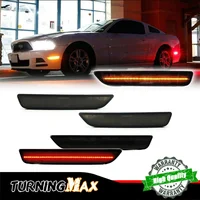 Luces indicadoras de posición lateral del parachoques trasero delantero luces LED de señal de giro luces de estacionamiento para Ford Mustang 2010 2011 2012 2013 2014