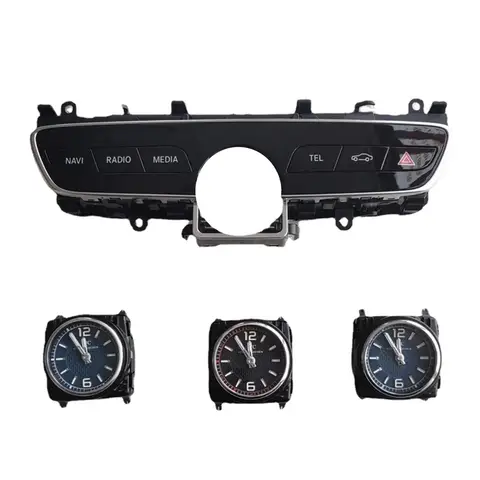 메르세데스 벤츠 C200L C300L CLS G63 G55 G500 S63 S400L 중앙 제어 IWC 시계 AMG E300 S350 레드 아워 시계 블루