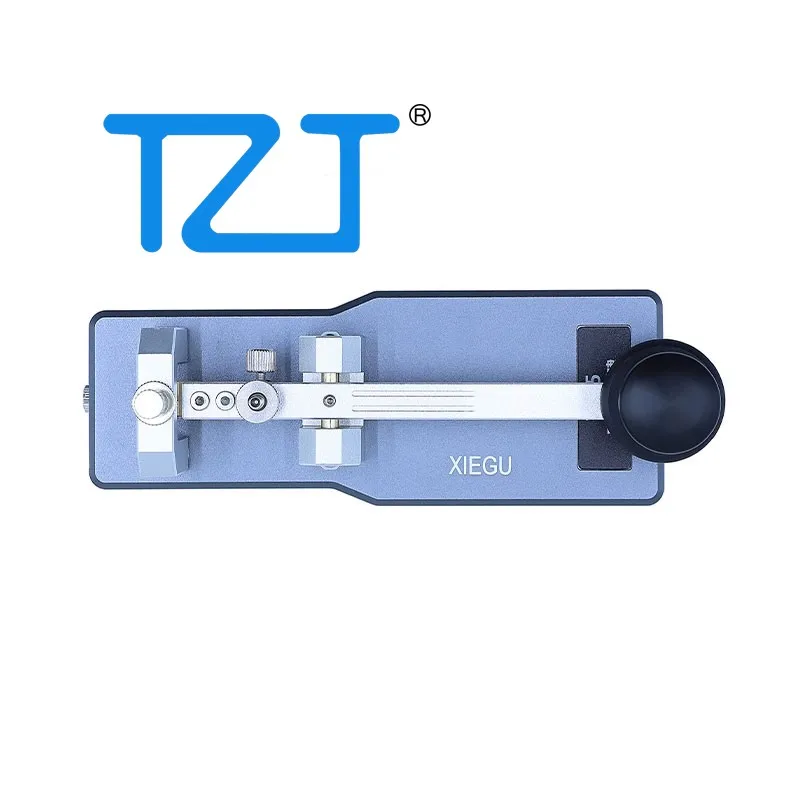 TZT VK-5 Mini Shortwave Radio Aluminum Alloy Automatic CW Electric Key 3.5mm Interface with Adjustable Contact Gap