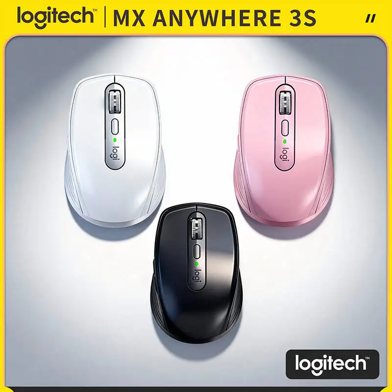 

Компактная мышь Logitech MX Anywhere 3S, эргономичный дизайн, перезаряжаемая, с быстрым прокруткой для портативных ПК Mac