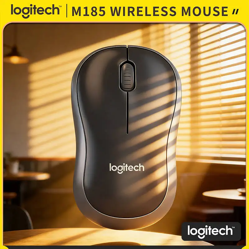 

High-Quality Logitech M170 Wireless Mouse 1000DPI 10m Range 2.4GHz 12-Month Battery for Laptop Desktop Office Use