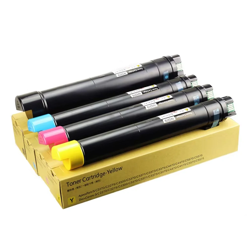 ใช้งานร่วมกับ DC C5570 C5575 ตลับหมึกสีสําหรับ Xerox ApeosPort-IV C2270 C2273 C2275 C3370 C3371 C3373 C3375 C4470 เครื่องพิมพ์